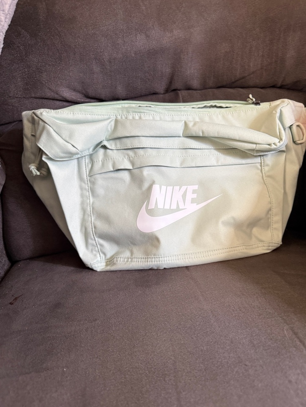 Nike Mint Green Waist Pack with White Swoosh